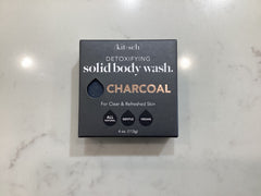 Detoxifying solid body wash