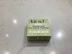 Glycolic acid face & body wash bar