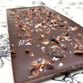 71% Dark Chocolate Bar with Cacao Nibs + Alaskan Sea Salt