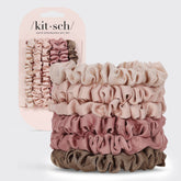 Ultra Petite Satin Scrunchies - Terracotta