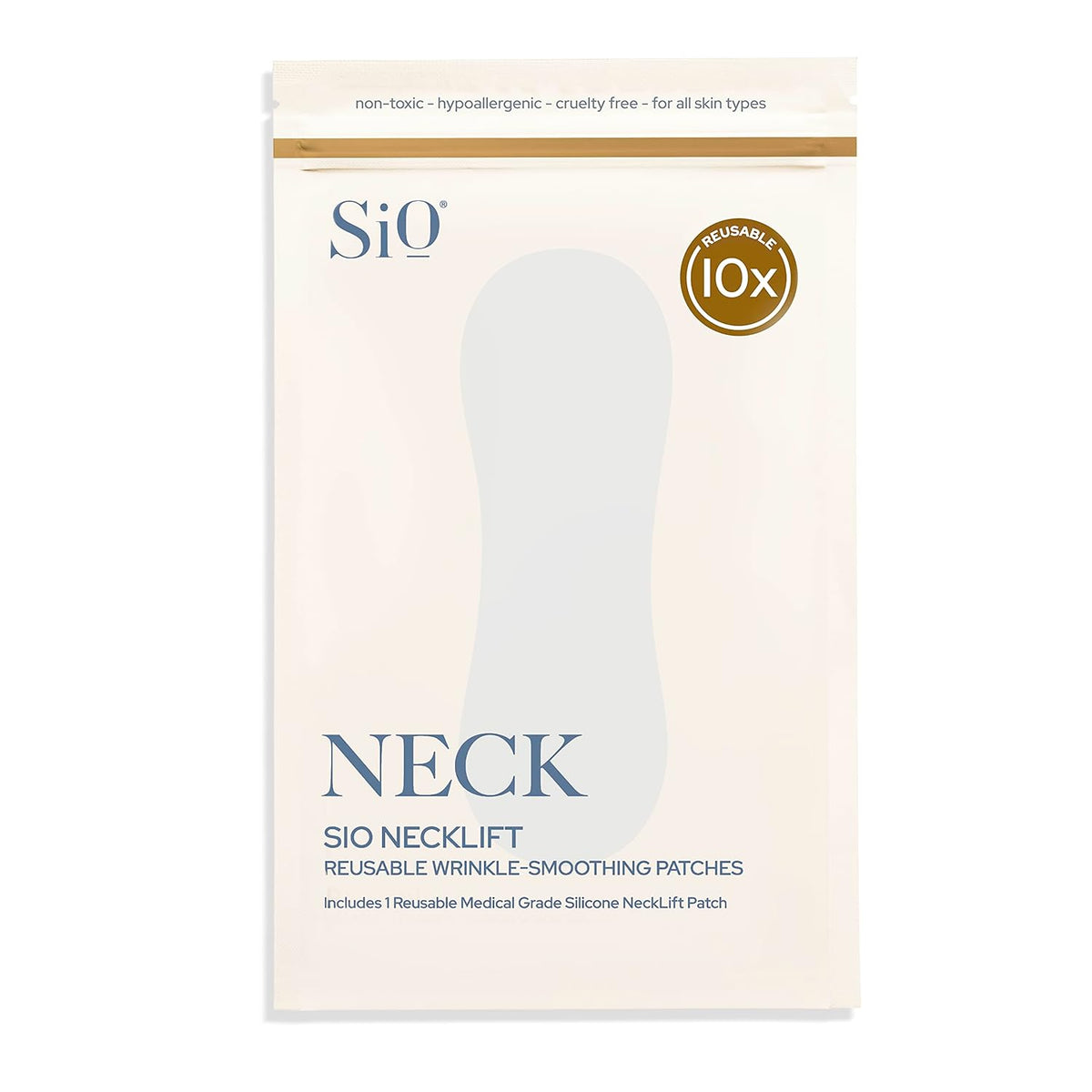 Neck Sio Necklift Reusable Wrinkle Smoothing Patches
