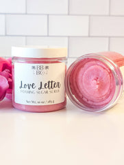 Beachy Bubbles Bath Co - Love Letter Foaming Sugar Scrub
