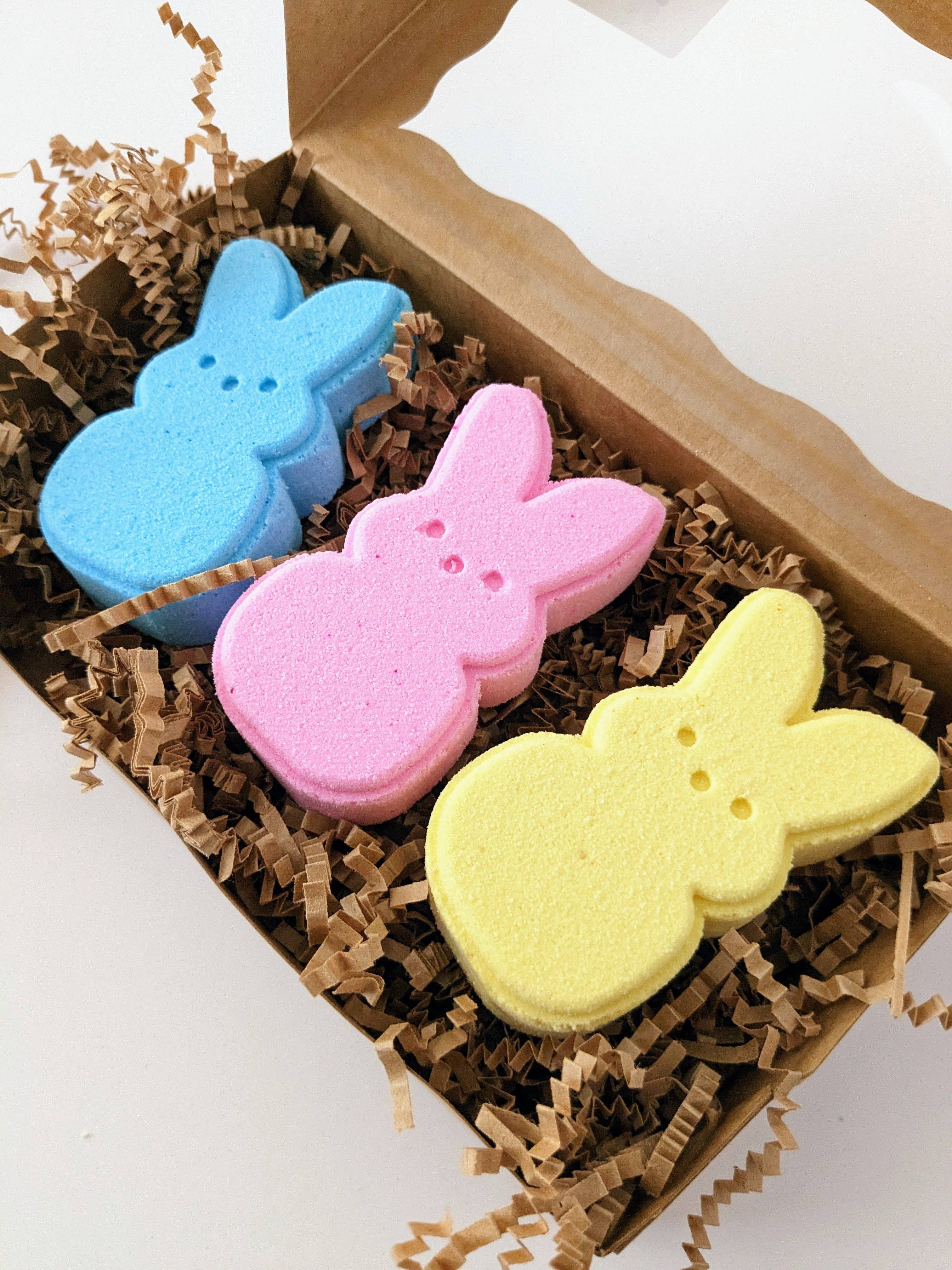 Beachy Bubbles Bath Co - Peeps Easter Bunny Bath Bomb Set