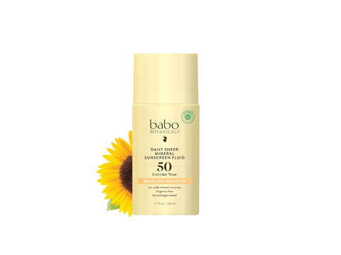 Daily Sheer Fluid Mineral Sunscreen SPF 50