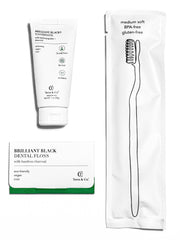 Terra & Co. - Brilliant Black Toothpaste Travel Size Trio