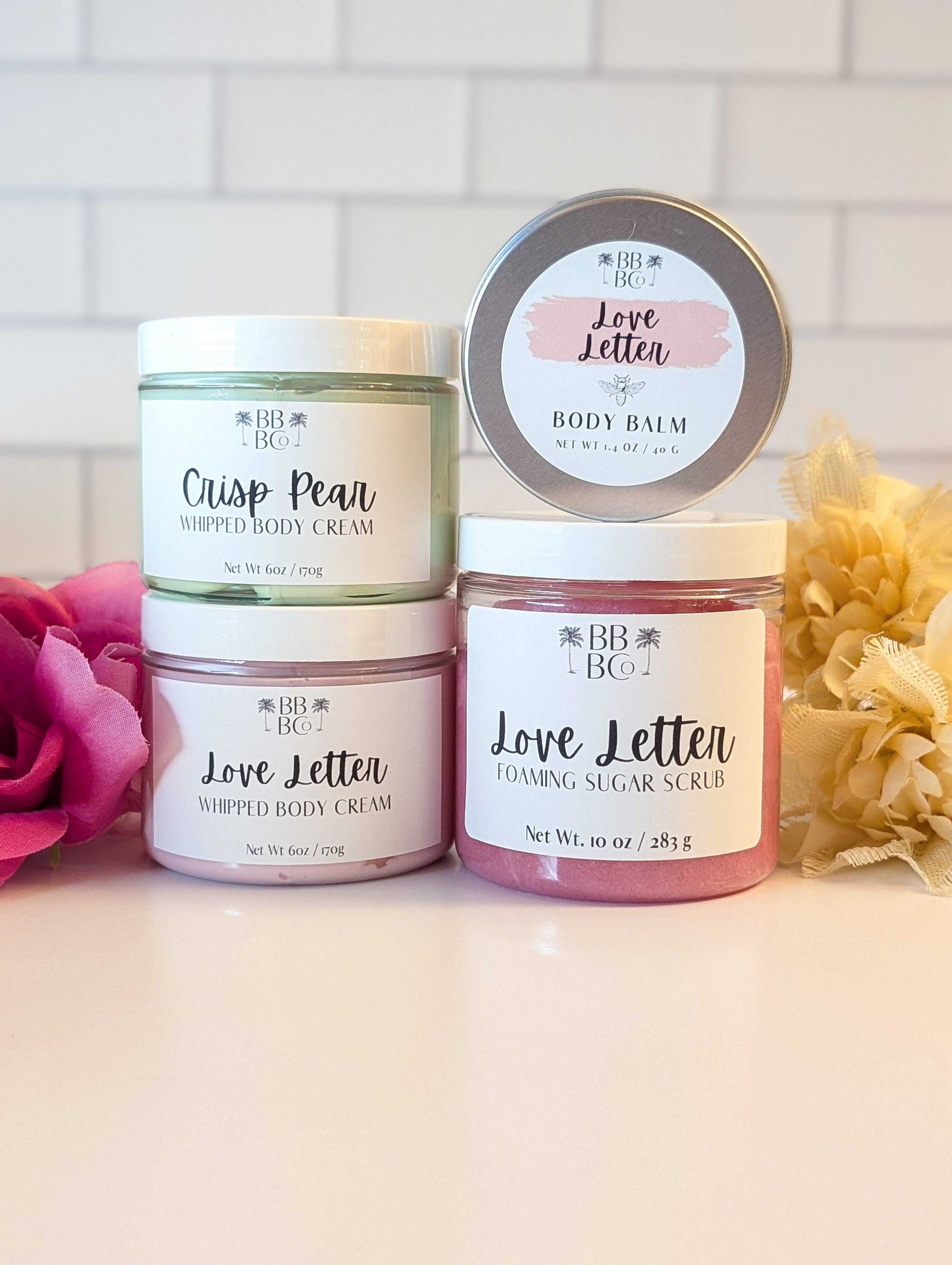 Beachy Bubbles Bath Co - Love Letter Foaming Sugar Scrub