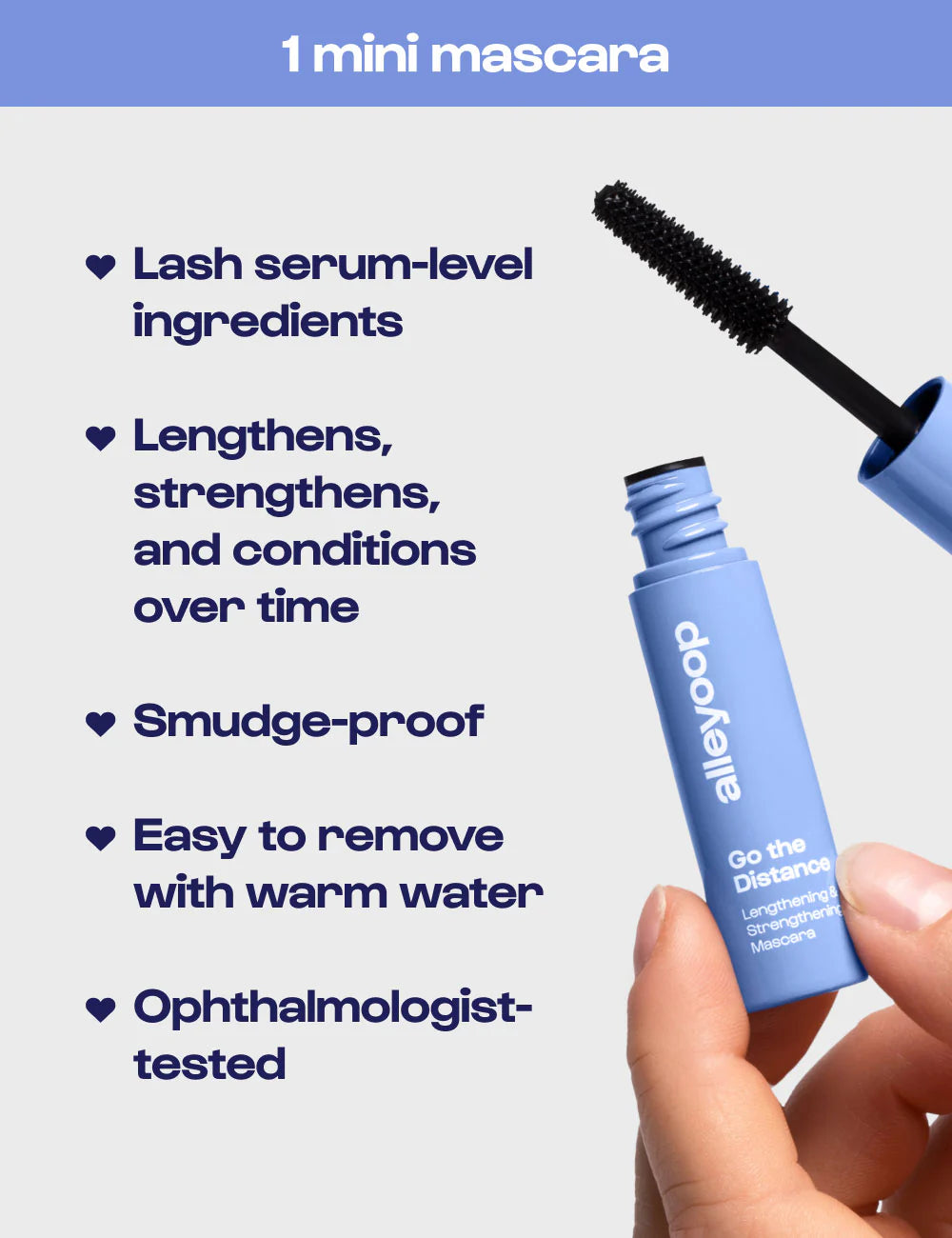 Go the Distance Lengthening & Strengthening Tubing Mascara - Black