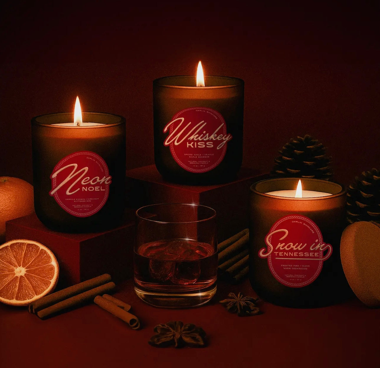 Darlin Skincare Holiday Candles