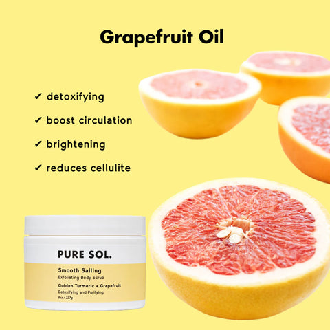 Smooth Sailing Golden Turmeric + Grapefruit Detox Body Scrub