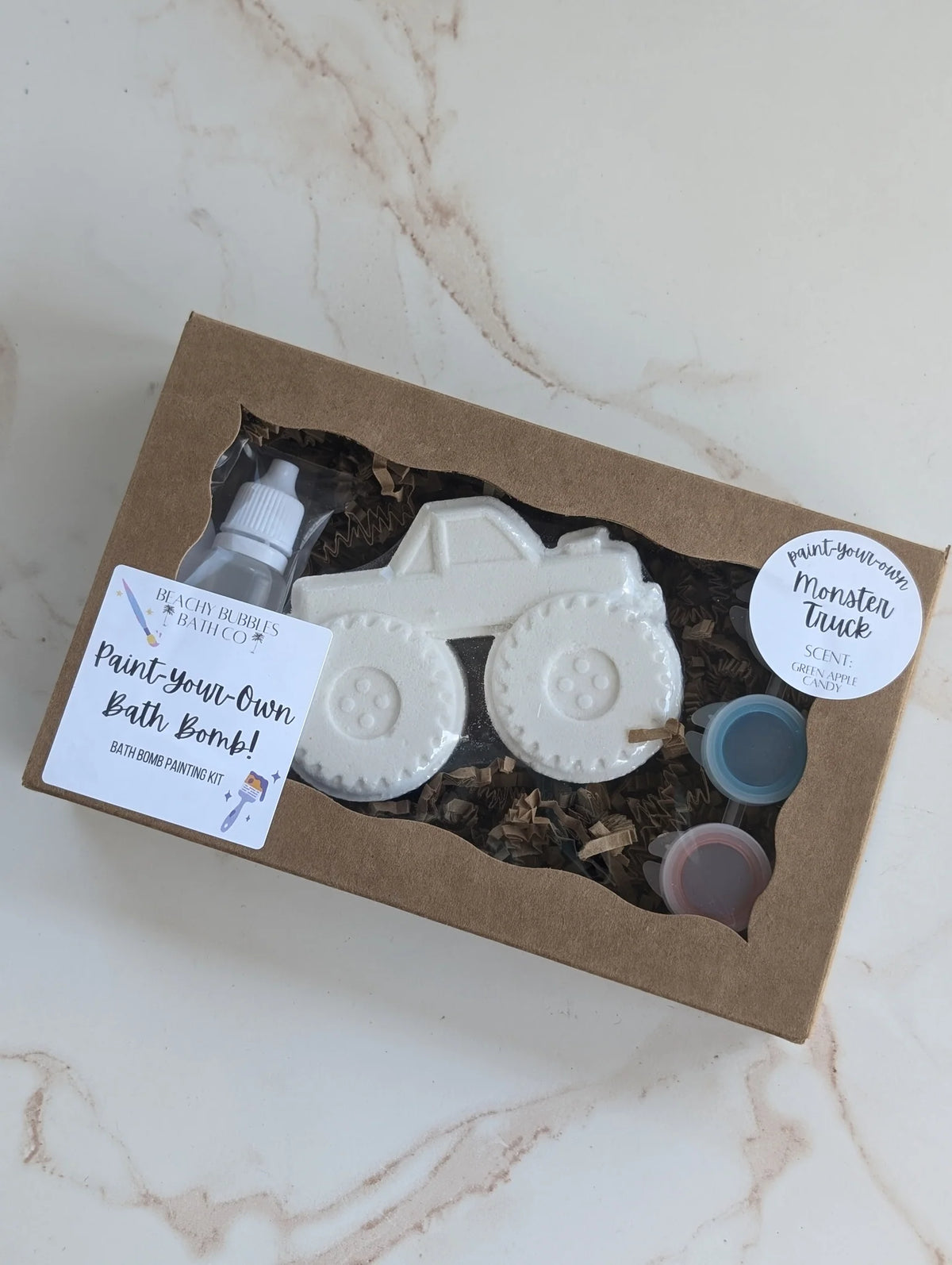 Paint Your Own Bathbomb MONSTER TRUCK