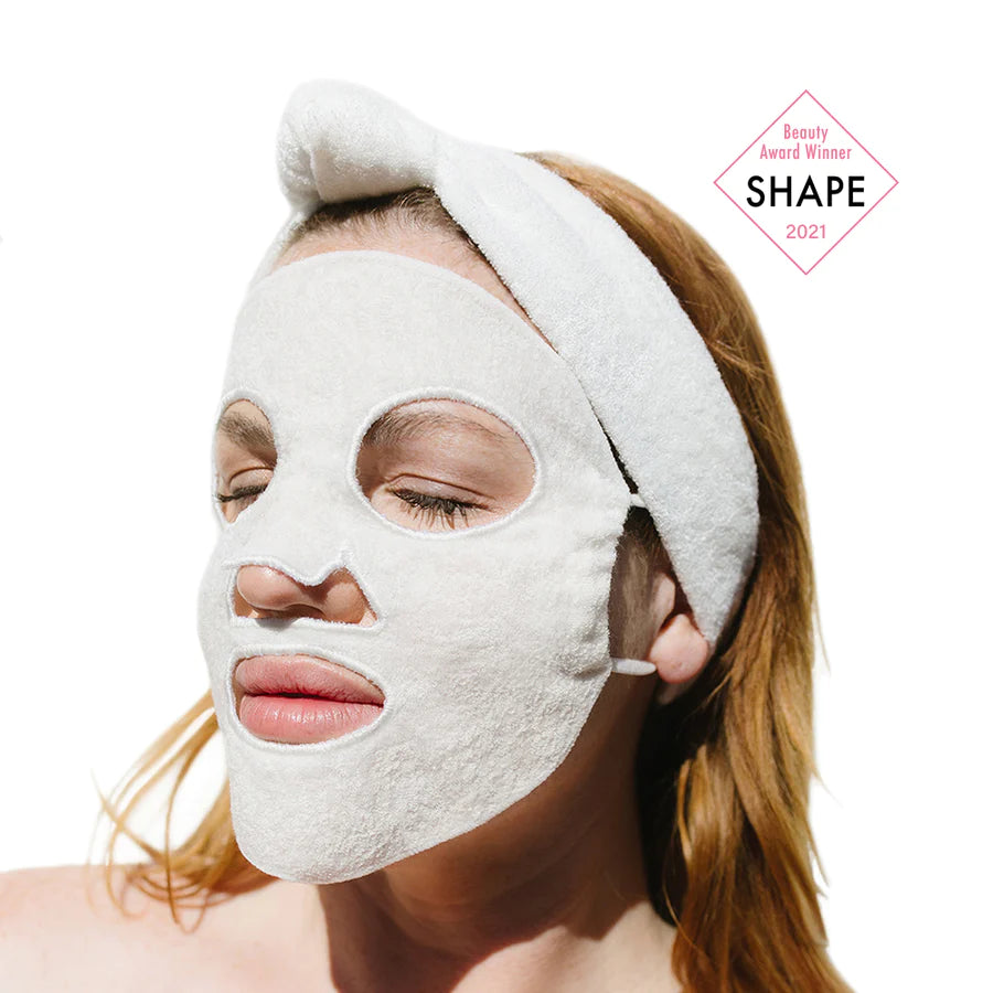 Pure Luxury Organic Reusable Sheet Mask & Spa Headband