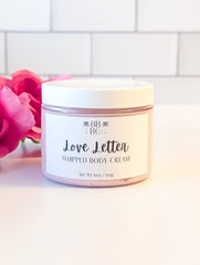 Beachy Bubbles Bath Co - Love Letter Whipped Body Cream